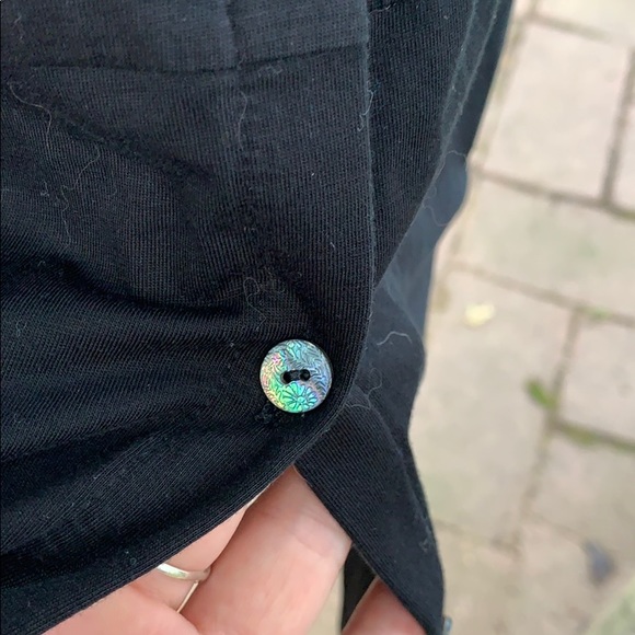 🌻J Jill Black Button Down Top🌻 - Picture 3 of 4